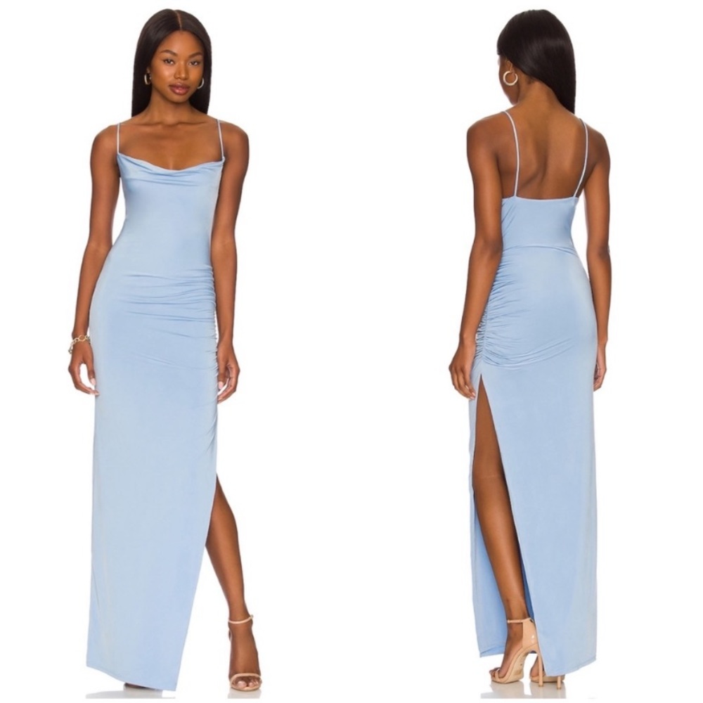 Lovers and friends maxi dress new without tag light blue size medium